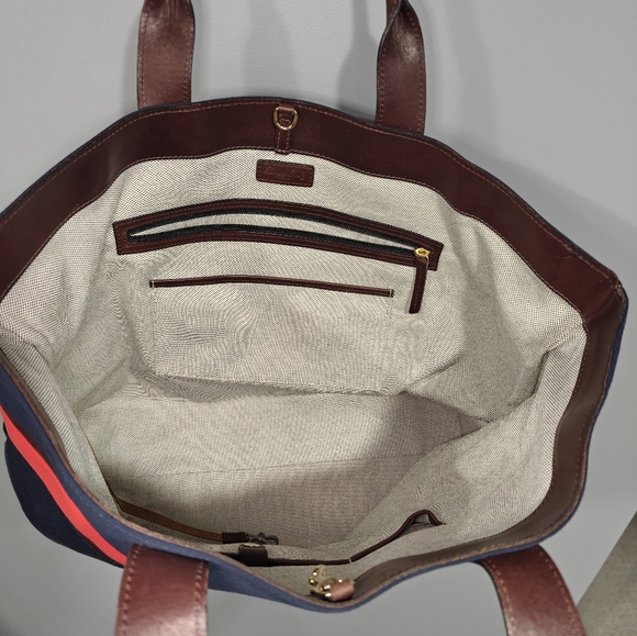 🐢 Dooney & Bourke Brooklawn XL Tote Weekender Bag Great Condition! - Picture 7 of 16